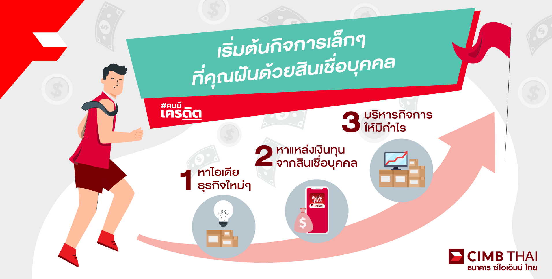 เริ่มต้นธุรกิจในฝันด้วยสินเชื่อบุคคล ธนาคาร ซีไอเอ็มบี ไทย จำกัด (มหาชน) |  Cimb Thai
